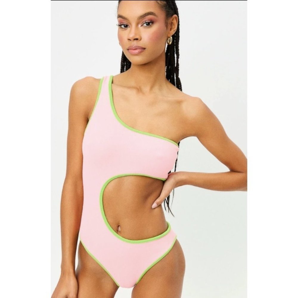 FRANKIES BIKINIS - CASH TERRY ONE PIECE SWIMSUIT